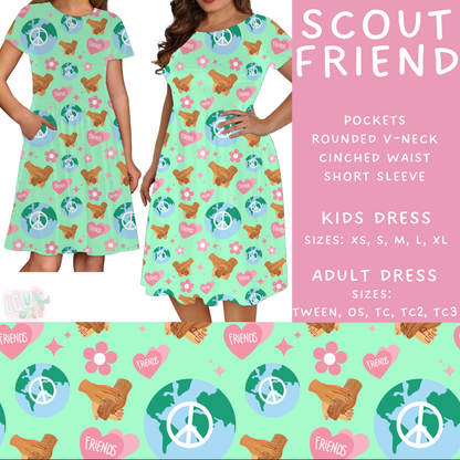 Batch #610 - Cookie Dealer 3 - Closes 11/9 - ETA early Jan - Scout Friend Women's & Girls Dresses