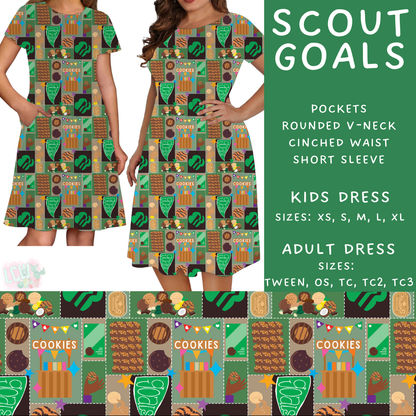 Batch #610 - Cookie Dealer 3 - Closes 11/9 - ETA early Jan - Scout Goals Women's & Girls Dresses