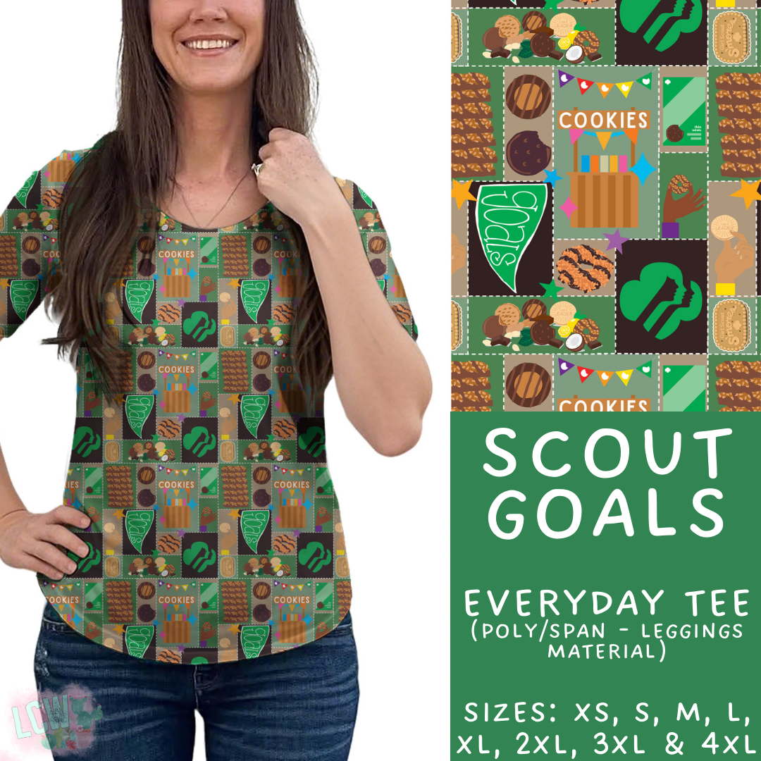 Batch #610 - Cookie Dealer 3 - Closes 11/9 - ETA early Jan - Scout Goals Everyday Tee