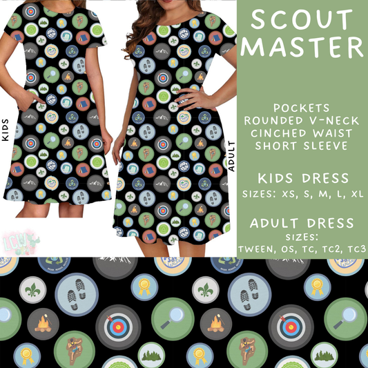 Batch #224 - Cookie Dealer 2 - Closes 10/28 - ETA mid Dec - Scout Master Adult & Kids Dresses