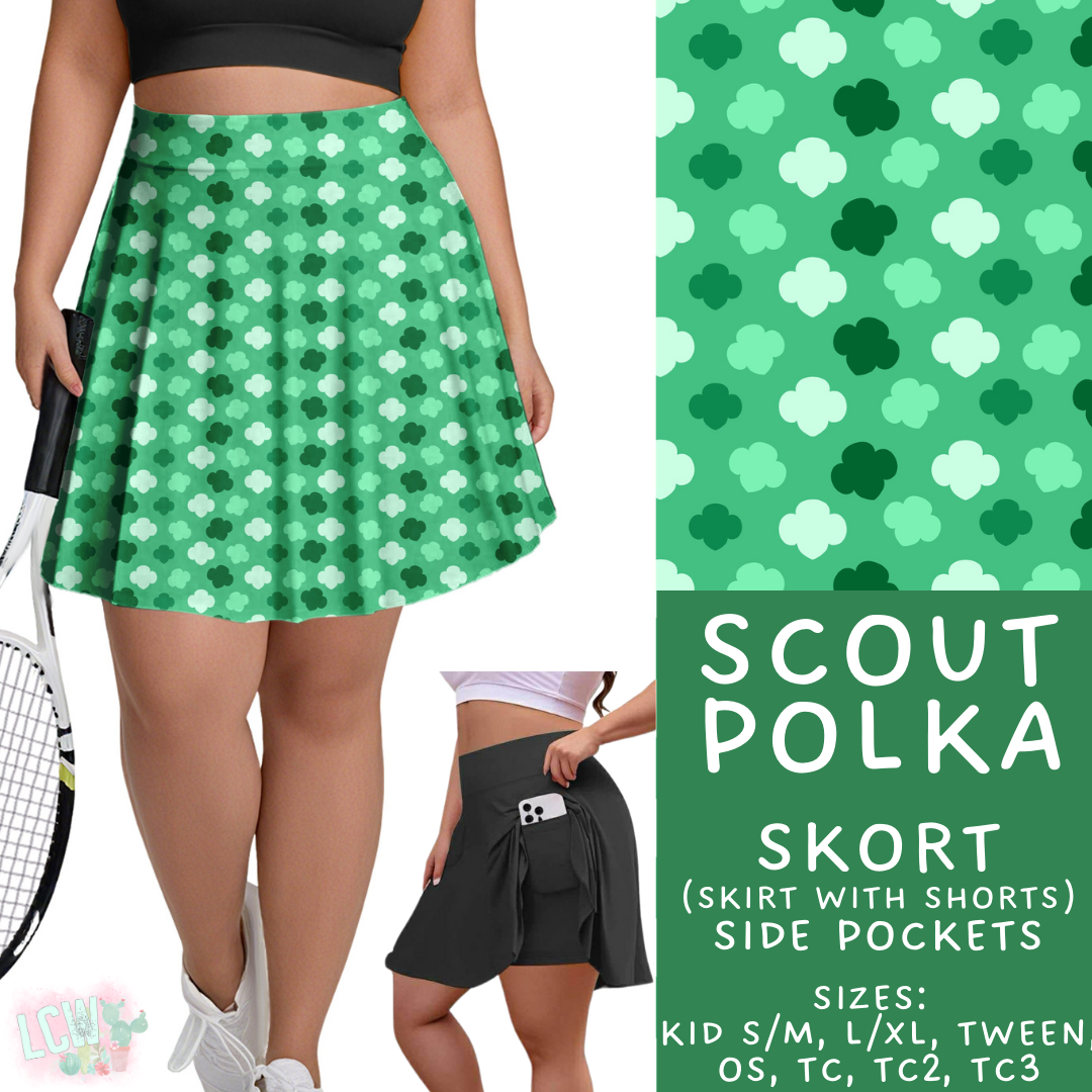 Batch #610 - Cookie Dealer 3 - Closes 11/9 - ETA early Jan - Scout Polka Skort