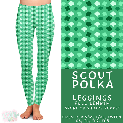 Batch #610 - Cookie Dealer 3 - Closes 11/9 - ETA early Jan - Scout Polka Full Length Leggings
