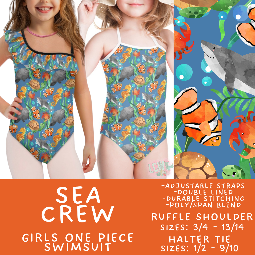 Batch #543 - Pool Party 2 - Closes 6/15 - ETA early/mid August - Sea Crew Girl's Swimsuit