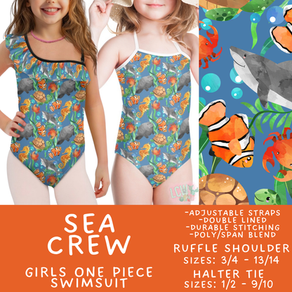Batch #543 - Pool Party 2 - Closes 6/15 - ETA early/mid August - Sea Crew Girl's Swimsuit