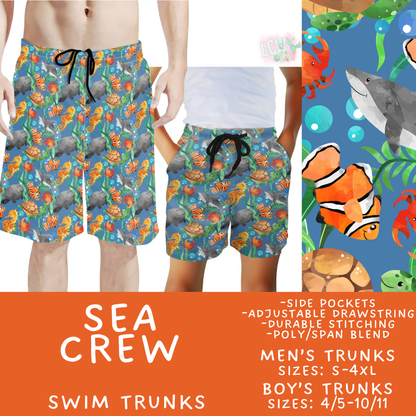 Batch #543 - Pool Party 2 - Closes 6/15 - ETA early/mid August - Sea Crew Boys' & Men's Swim Trunks