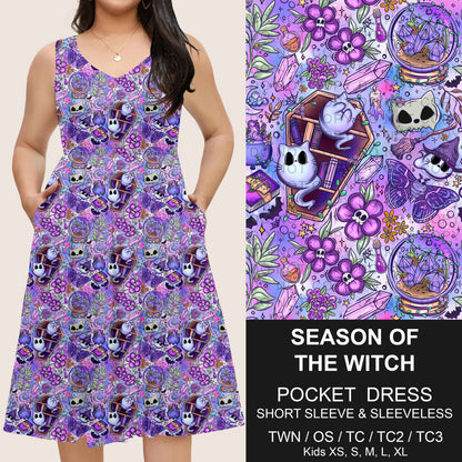 B302 - Preorder Season of the Witch Pocket Dress (Closes 7/24. ETA: early Oct)