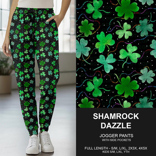 B268 - Preorder Shamrock Dazzle Joggers (Closes 12/28. ETA mid Feb.)