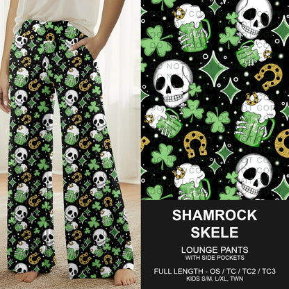B268 - Preorder Shamrock Skele Lounge Pants (Closes 12/28. ETA mid Feb.)