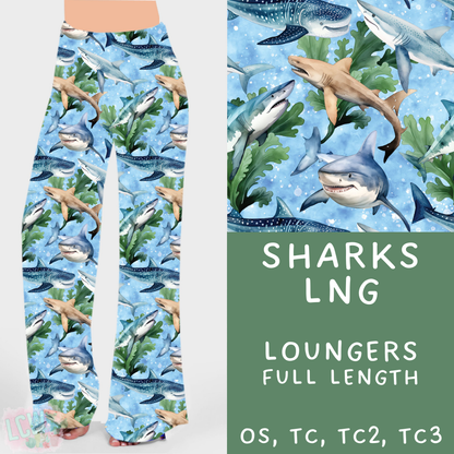 Batch #530 - Sea Life - Closes 5/15 - ETA mid July - Sharks Capri and Full Length Loungers