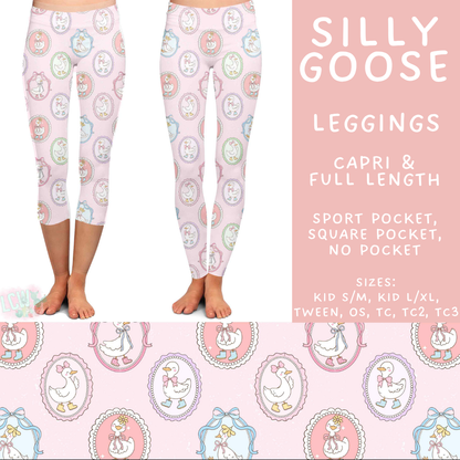 Batch #562 - Fun Run 25 - Closes 7/29 - ETA late Sept - Silly Goose Full and Capri Length Leggings