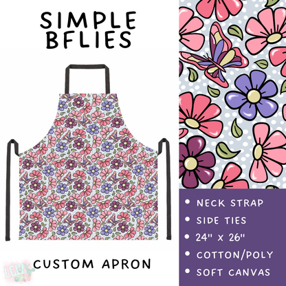 Batch #476 - Bake Off - Closes 1/16 - ETA early/mid March - Simple BFlies Apron