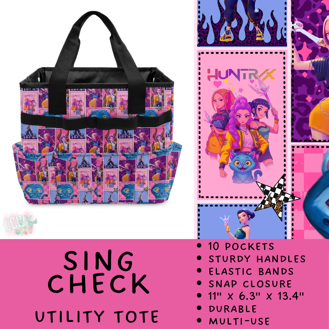 Batch #549 - Utility Tote 2 - Closes 6/29 - ETA late August - Sing Check Utility Tote