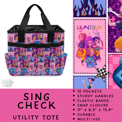 Batch #549 - Utility Tote 2 - Closes 6/29 - ETA late August - Sing Check Utility Tote