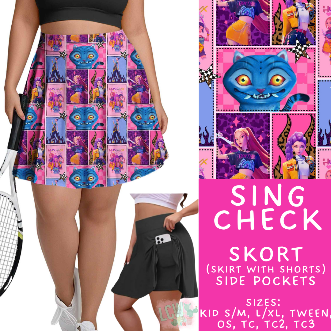 Batch #550 - Fun Run 24 - Closes 7/1 - ETA early Sept - Sing Check Skort