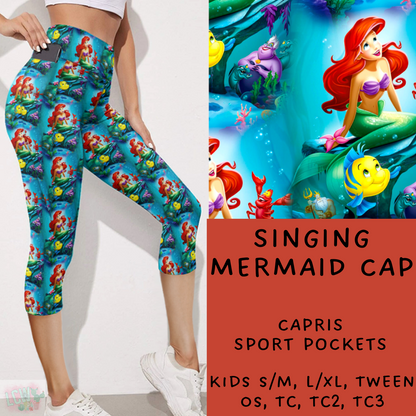 Ready To Ship - Singing Mermaid Capri