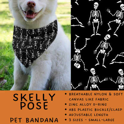 Batch #576 - Pet Gear 2 - Closes 8/28 - ETA late October - Skelly Pose Pet Bandana