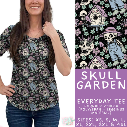 Batch #538 - Fun Run 23 - Closes 6/3 - ETA early August - Skull Garden Everyday Tee