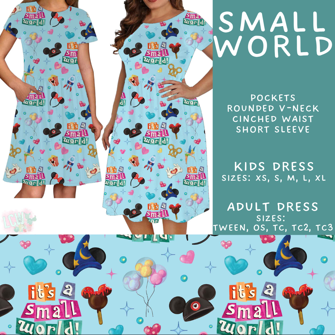 Batch #548 - May Request Run - Closes 6/26 - ETA late August - Small World Adult & Kids Dresses