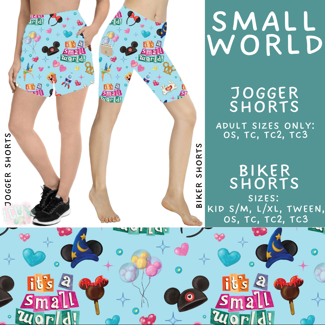 Batch #548 - May Request Run - Closes 6/26 - ETA late August - Small World Biker & Jogger Shorts