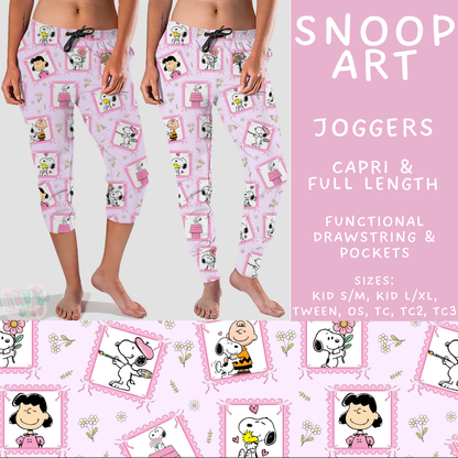 Batch #544 - Cool Characters 16 - Closes 6/17 - ETA mid August - Snoop Art Full and Capri Length Joggers