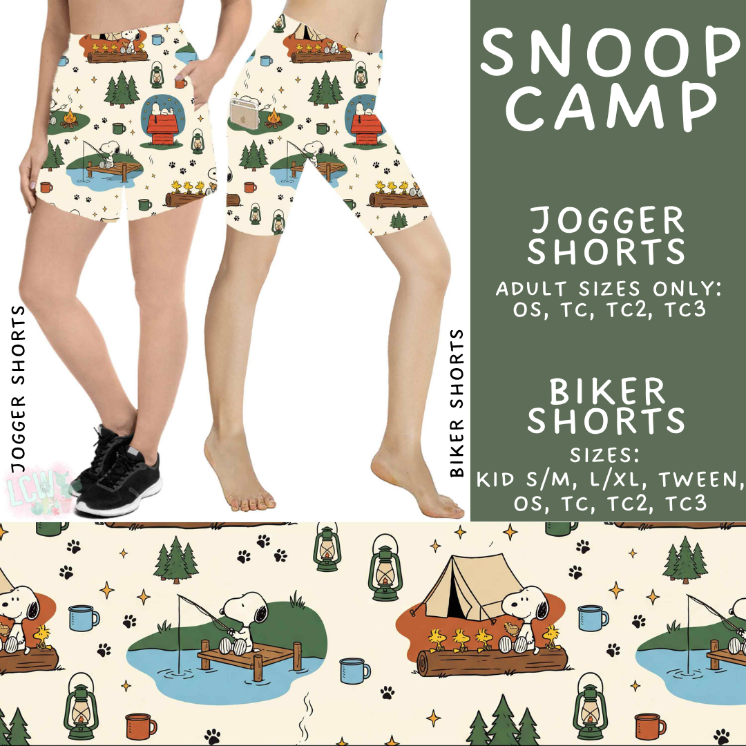 Batch #548 - May Request Run - Closes 6/26 - ETA late August - Snoop Camp Biker & Jogger Shorts