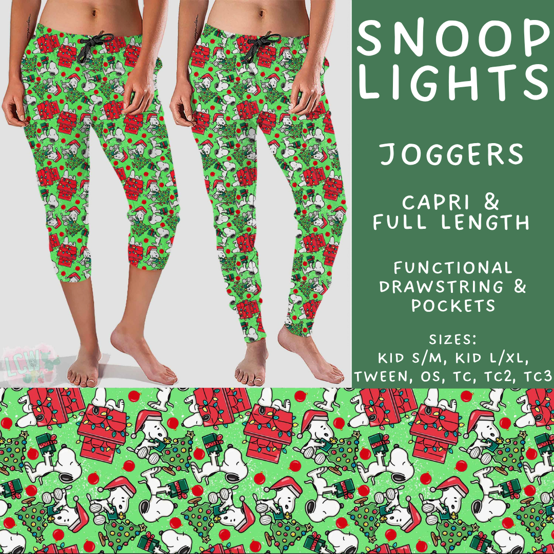 Batch #598 - Magical Character Christmas 2 - Closes 10/14 - ETA early Dec - Snoop Lights Full and Capri Length Joggers