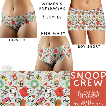 Ready To Ship - Snoop Crew Women's Underwear - TC3 High Waist