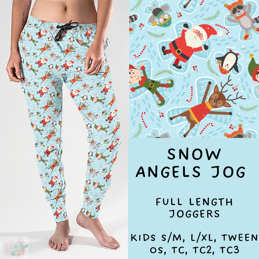 Batch #222 - Comfy Christmas - Closes 10/23 - ETA early Dec- Snow Angels Full and Capri Length Joggers