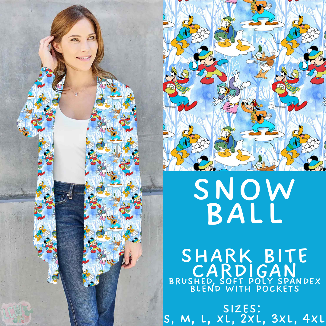 Batch #606 - Magical Character Winter - Closes 10/30 - ETA late Dec - Snow Ball Cardigan