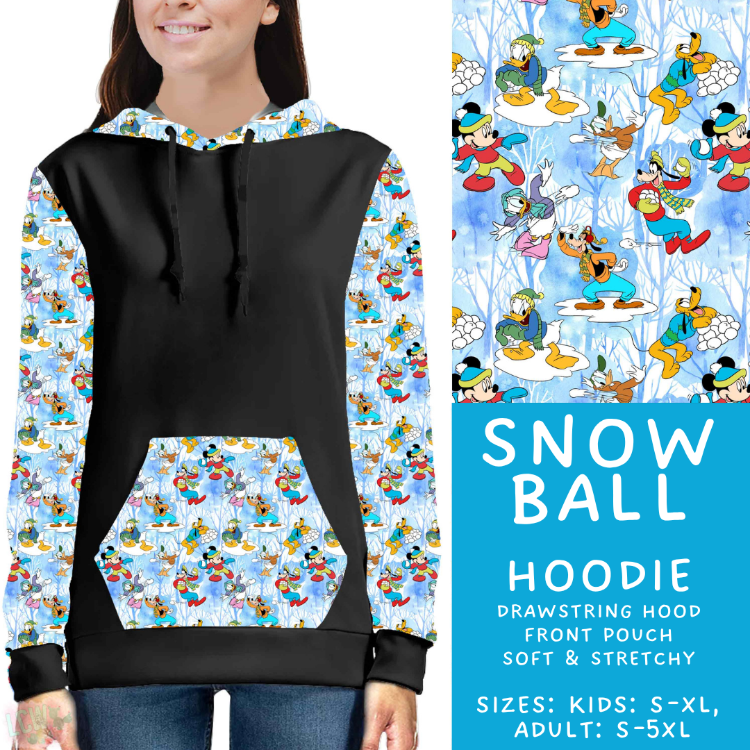 Batch #606 - Magical Character Winter - Closes 10/30 - ETA late Dec - Snow Ball Hoodie