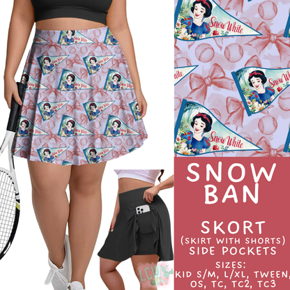 Batch #542 - Pennant Banner Collection - Closes 6/12 - ETA mid August - Snow Ban Skort
