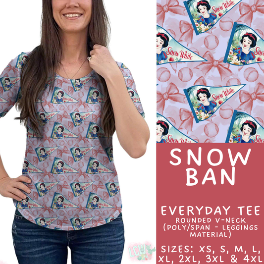 Batch #542 - Pennant Banner Collection - Closes 6/12 - ETA mid August - Snow Ban Everyday Tee