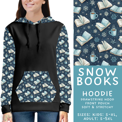 Batch #611 - Winter Collection - Closes 11/9 - ETA early/mid Jan - Snow Books Hoodie