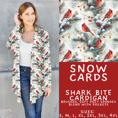 Batch #611 - Winter Collection - Closes 11/9 - ETA early/mid Jan - Snow Cards Cardigan