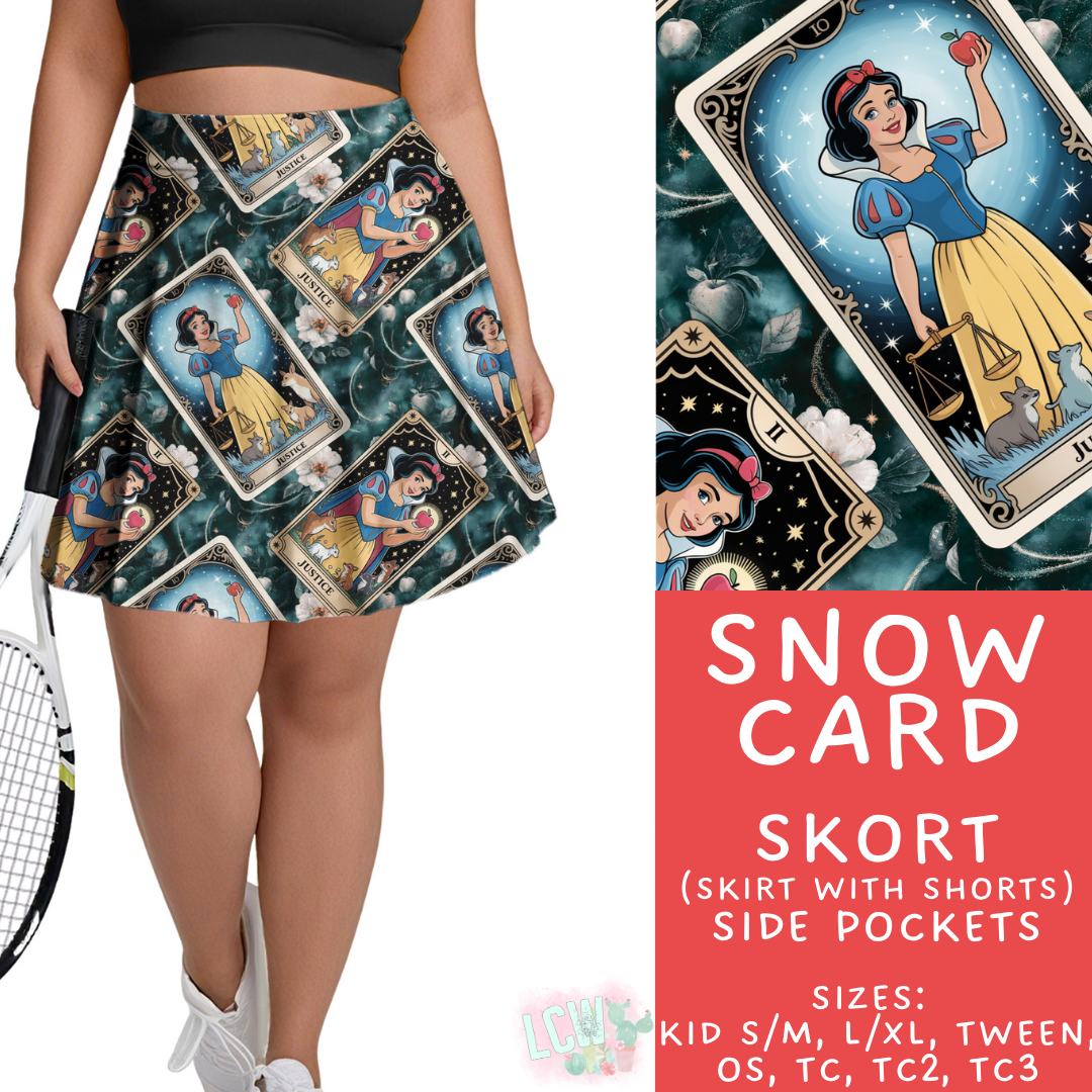 Batch #474 - Princess Tarot - Closes 1/12 - ETA early/mid March - Snow Card Skort