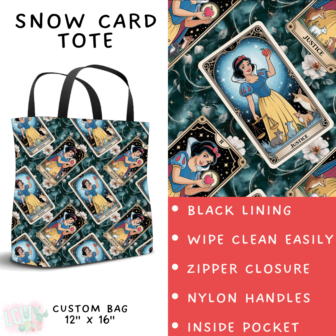 Batch #474 - Princess Tarot - Closes 1/12 - ETA early/mid March - Snow Card Tote
