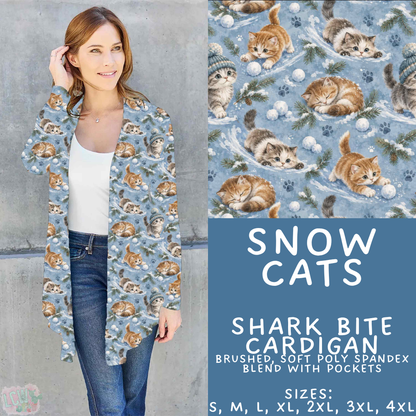 Batch #611 - Winter Collection - Closes 11/9 - ETA early/mid Jan - Snow Cats Cardigan