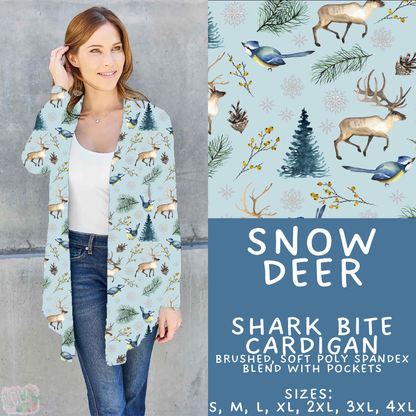 Batch #611 - Winter Collection - Closes 11/9 - ETA early/mid Jan - Snow Deer Cardigan
