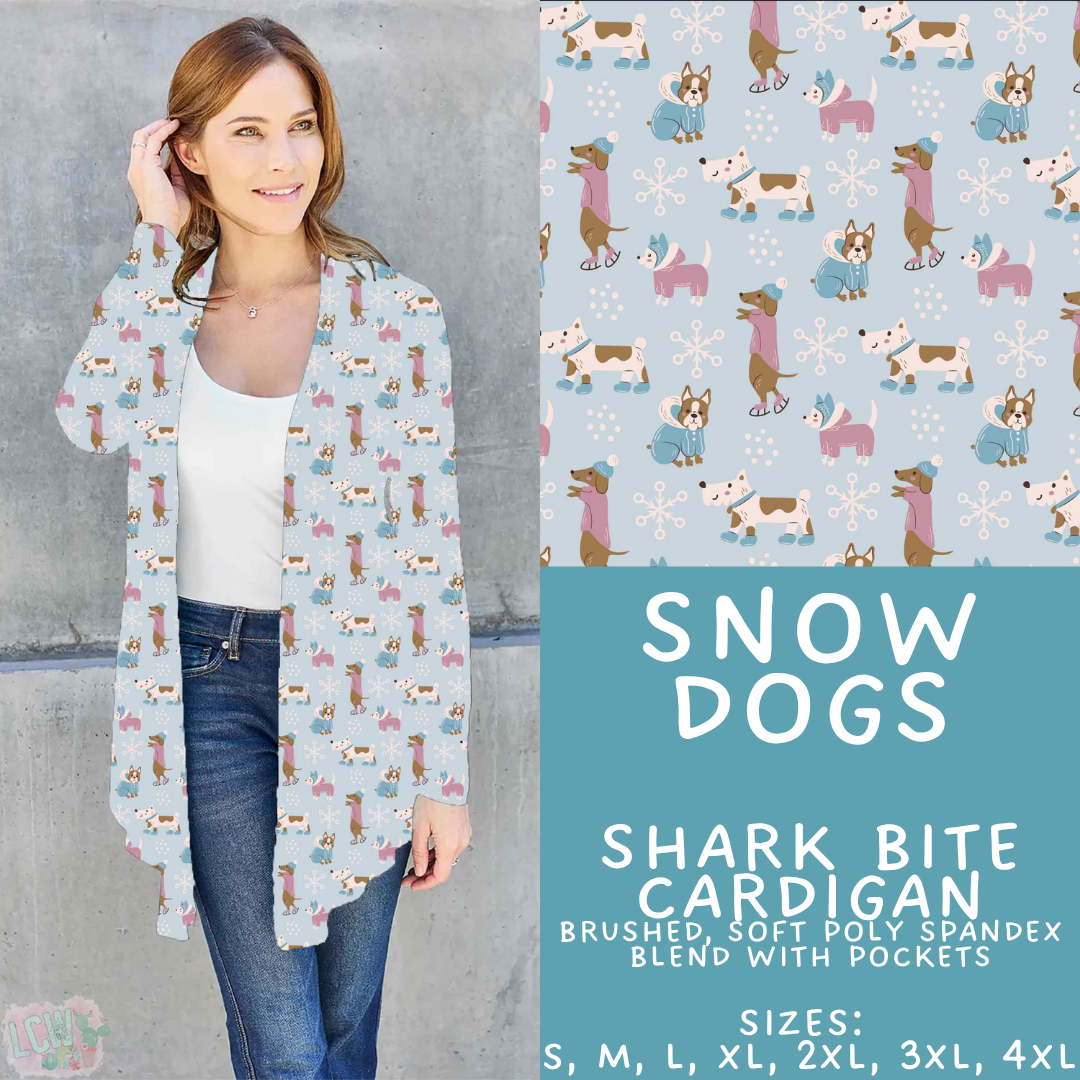 Batch #611 - Winter Collection - Closes 11/9 - ETA early/mid Jan - Snow Dogs Cardigan