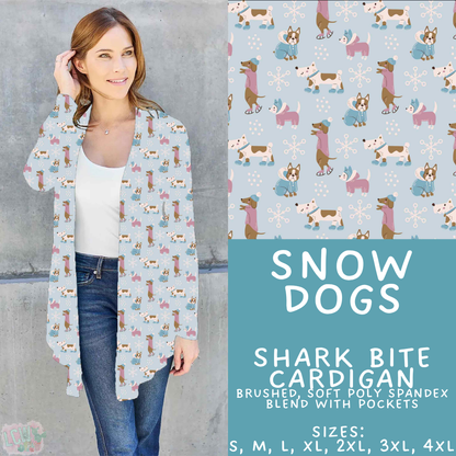 Batch #611 - Winter Collection - Closes 11/9 - ETA early/mid Jan - Snow Dogs Cardigan