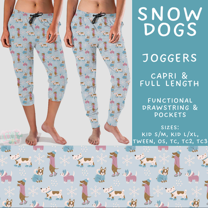 Batch #611 - Winter Collection - Closes 11/9 - ETA early/mid Jan - Snow Dogs Full and Capri Length Joggers