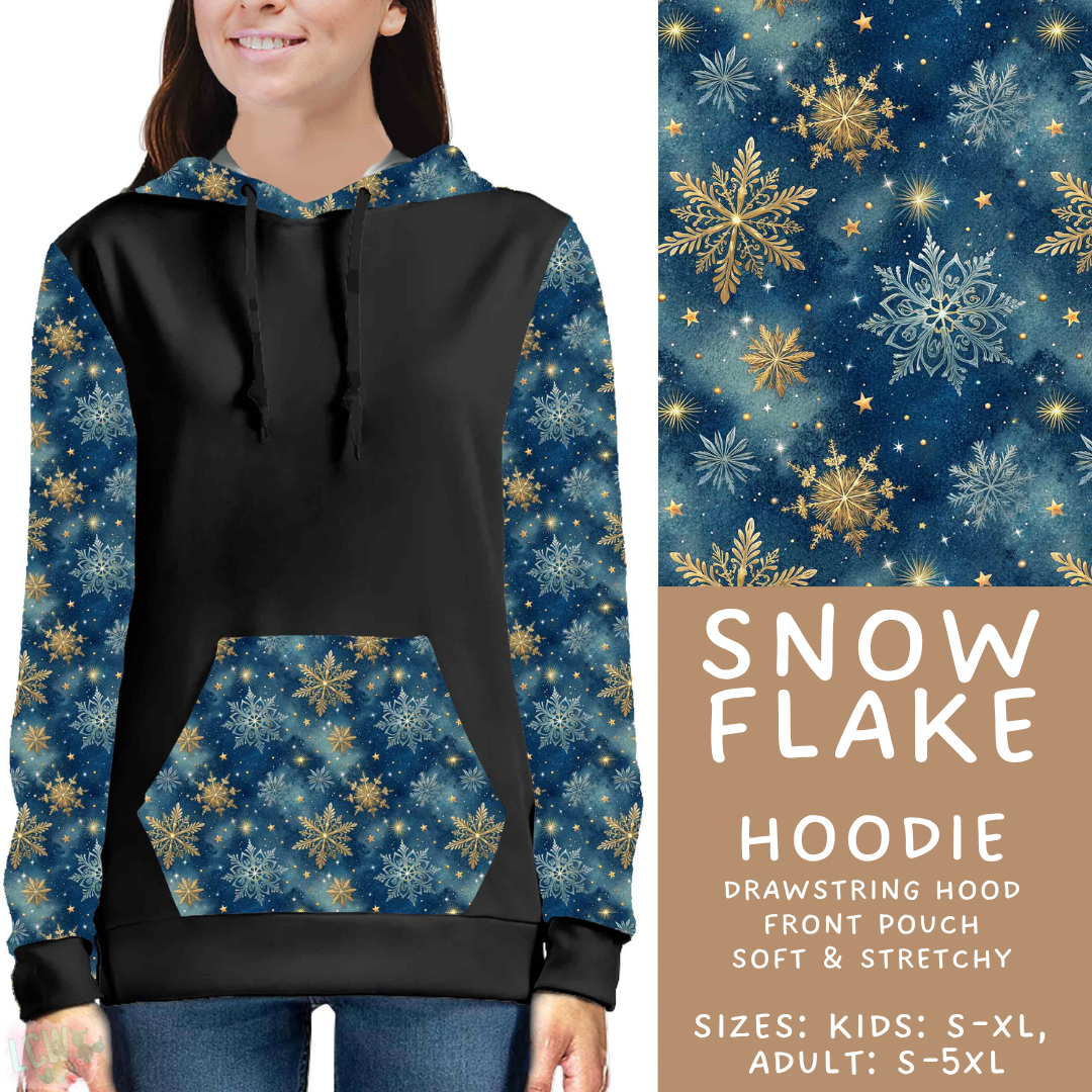 Batch #611 - Winter Collection - Closes 11/9 - ETA early/mid Jan - Snow Flake Hoodie