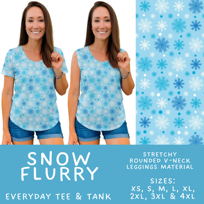 Batch #611 - Winter Collection - Closes 11/9 - ETA early/mid Jan - Snow Flurry Everyday Tank & Tee