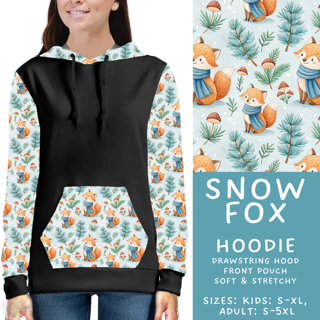 Batch #611 - Winter Collection - Closes 11/9 - ETA early/mid Jan - Snow Fox Hoodie