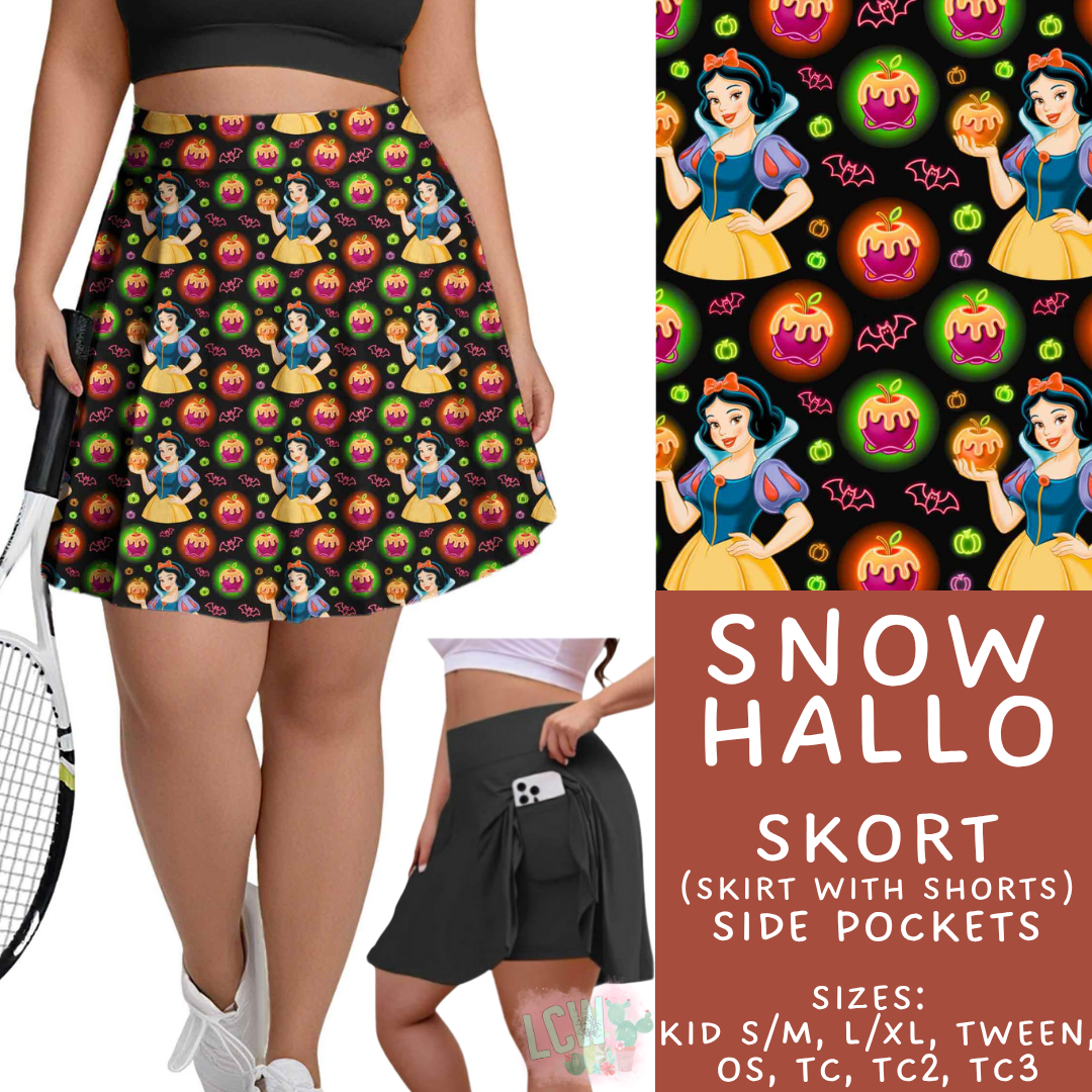 Batch #569 - Princess Halloween - Closes 8/14 - ETA early/mid Oct - Snow Hallo Skort