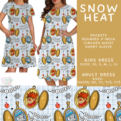 Batch #589 - August Request Run - Closes 9/23 - ETA mid/late Nov - Snow Heat Adult & Kids Dresses