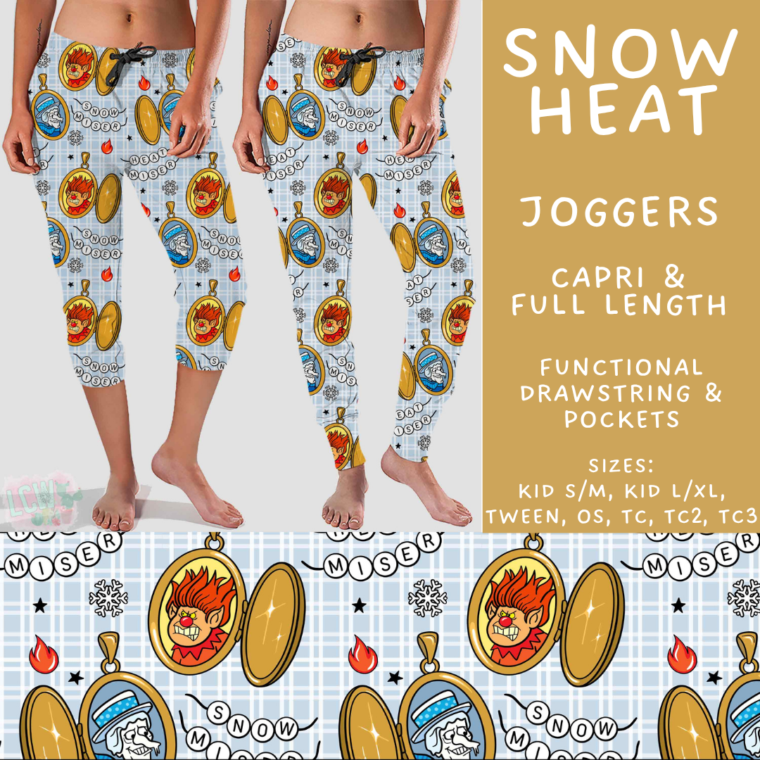Batch #589 - August Request Run - Closes 9/23 - ETA mid/late Nov - Snow Heat Full and Capri Length Joggers