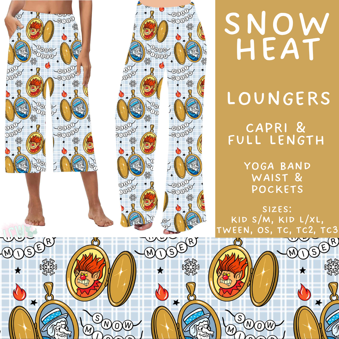 Batch #589 - August Request Run - Closes 9/23 - ETA mid/late Nov - Snow Heat Capri and Full Length Loungers