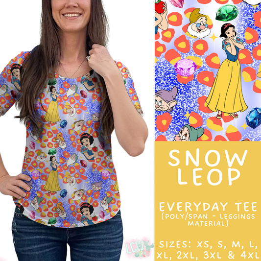 Batch #467 - Princess Leopard - Closes 12/24 - ETA late Feb - Snow Leop Everyday Tee