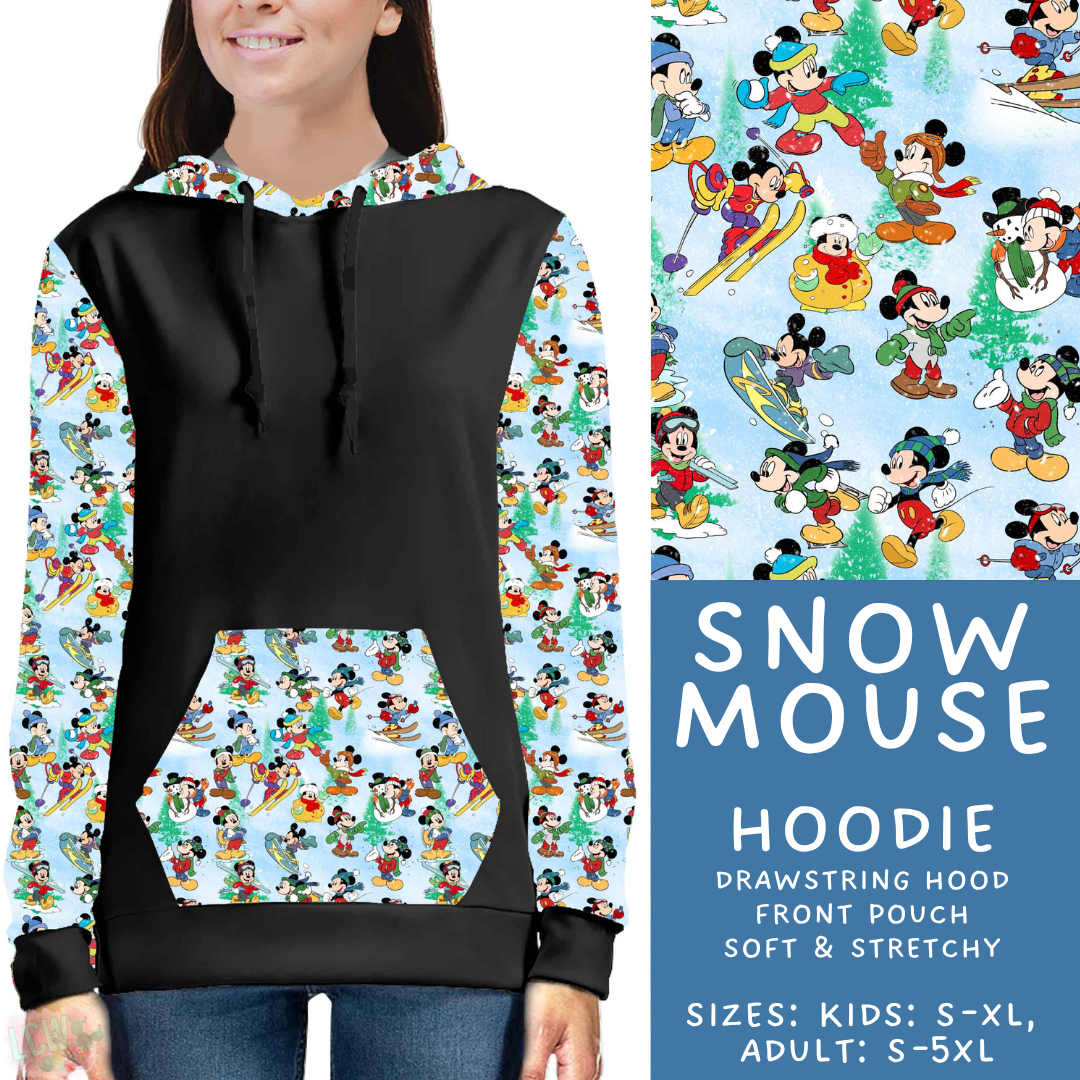 Batch #606 - Magical Character Winter - Closes 10/30 - ETA late Dec - Snow Mouse Hoodie